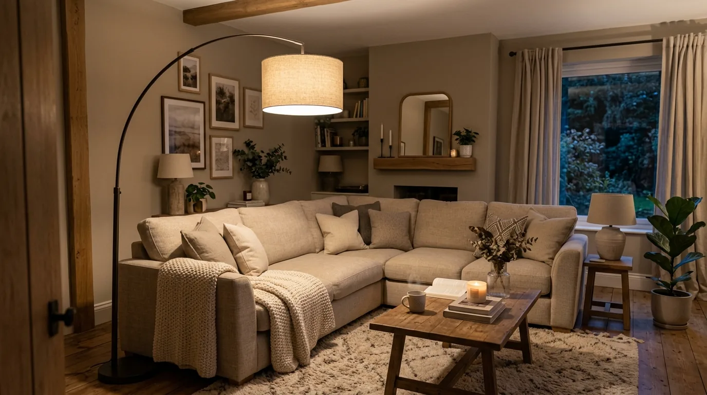 Keep bulbs at eye level when seated